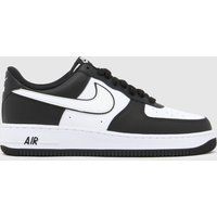 Nike Air Force 1 Trainers in Black & White