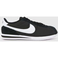 Nike Cortez Trainers in Black & White