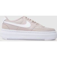 Nike court vision alta trainers in pale pink