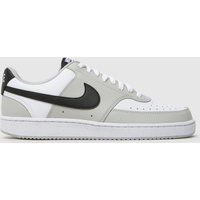 Nike court vision trainers in grey & black