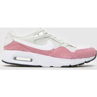 Nike air max sc trainers in white & pink