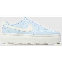 Nike court vision alta trainers in pale blue