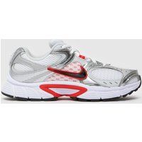Nike V5 Runner Trainers in White & Red