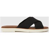 TOMS Mae Crossover Sandals in Black