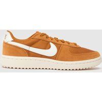 Nike Brown & White Field General Boys Youth Trainers