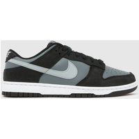 Nike Dunk Low Trainers in Black & Grey