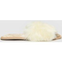 Schuh Natural Hayley Faux Fur Slippers