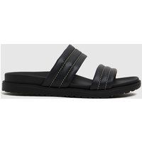 schuh the edit phoebe leather sandals in black
