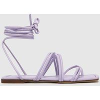 schuh Tanga Tie Sandals in Lilac