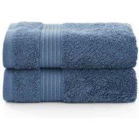 Deyongs - Bliss Pima 100% Cotton 650gsm Bathroom Towel - Denim Blue - Guest Towel