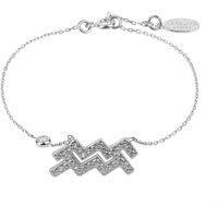 Latelita Zodiac Aquarius Sterling Silver Bracelet Star Sign Astrology Rose Gold