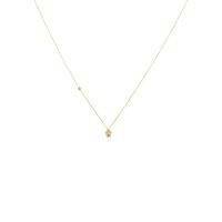 LATELITA Hamsa Hand Pendant Necklace Sterling Silver Simulated Cubic Zirconia Gold white