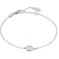 Latelita Bracelet Pink Rose Quartz Small Gem Bridesmaid Gift Sterling Silver