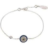 Latelita Evil Eye 925 Sterling Silver Bracelet Hamsa Charm Delicate Jewellery