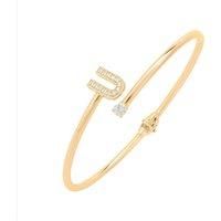 Initial Bangle Gold U