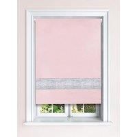 Blackout Diamante Roller Blind For Windows Easy Fitting Blinds Fixing Included