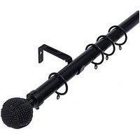 Very Home Ball Finial 28 Mm Extendable Curtain Pole