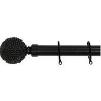 Knot Finial 28 Mm Extendable Curtain Pole