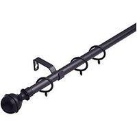 Very Home Value Ball Finial 19 Mm Extendable Curtain Pole