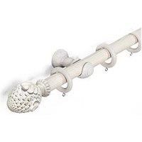 Very Home 33Mm Artichoke Wood Curtain Pole 120Cm