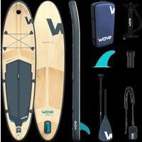 Wave Woody SUP Package | Navy Stand Up Inflatable Paddleboard 10ft/11ft