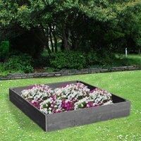 NBB Recycled Furniture EverYear Raised Bed L1200 x D1240 x H200mm - Grey