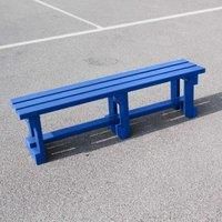 NBB Recycled Furniture NBB Recycled Plastic Backless 150cm Bench - Blue