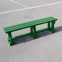 NBB Recycled Furniture NBB Recycled Plastic Backless 150cm Bench - Green