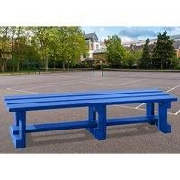 NBB Recycled Furniture NBB Recycled Plastic Backless 200cm Bench - Blue
