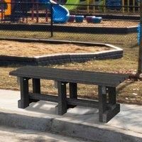 NBB Recycled Furniture NBB Junior Recycled Plastic 90cm Backless Bench - Black