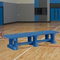 NBB Recycled Furniture NBB Junior Recycled Plastic 120cm Backless Bench - Blue