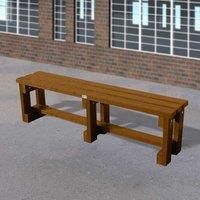 NBB Recycled Furniture NBB Junior Recycled Plastic 150cm Backless Bench - Brown