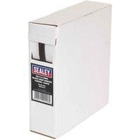 Sealey HST6412 Heat Shrink Tubing Black 6.4-3.2mm 12metre