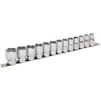 Sealey AK2742 Socket Set 13pc 1/2" Square Drive Lock-On 6pt Metric
