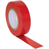 Sealey PVC Insulating Tape 19mm x 20m Red Pack of 10