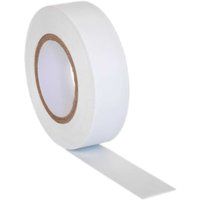 Sealey ITWHT10 PVC Insulating Tape 19mm x 20mtr White Pack of 10
