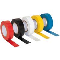 Sealey ITMIX10 PVC Insulating Tape, 19mm x 20mm, Pack of 10