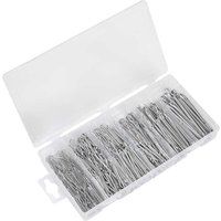Sealey AB001SP Split Pin Assortment 555pc Small Sizes Imperial & Metric