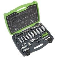 Sealey 34 Piece 3/8" Drive Hexagon WallDrive Socket Set
