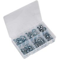 Sealey AB044DE O-Clip Double Ear Assortment 140pc
