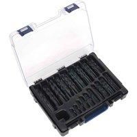 Sealey HSS Roll Forged Drill Bit 1-10mm 170 Pieces Assortment DIN 338 DBS170RF