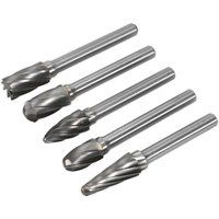 Sealey SDBCK5 Tungsten Carbide Rotary Burr Set 5pc Ripper/Coarse