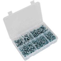 Sealey Machine Body Screw Assortment 264pc Pozi - Part No. AB054MS
