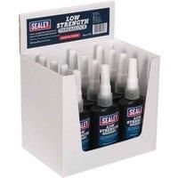 Sealey SCS222 Thread Lock Low Strength 50ml Pack of 12