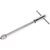 Sealey AK879WL Ratchet Tap Wrench with Long Handle, M5-M12, Silver