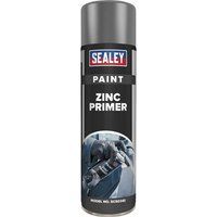 Sealey Grey Zinc Primer Paint 500ml SCS034S