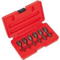 Sealey AK8185 Screw Extractor Set, 3/8" Square Drive, 6 Pieces