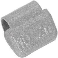Sealey WWAH10 Wheel Weight 10G Hammer Plastic Coat Zinc Alloys Pk 100, Multi