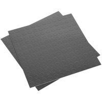 Sealey Vinyl Floor Tile with Peel & Stick Backing - Silver Coin Pack of 16 FT2S