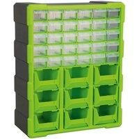 Sealey APDC39HV Cabinet Box 39 Drawer - Hi-Vis Green/Black